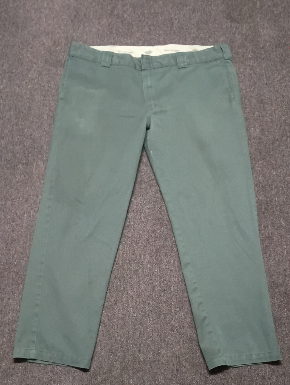 Dickies Boys Slim Straight Work Pants Olive Green 21x30